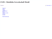 Tablet Screenshot of cgm.de
